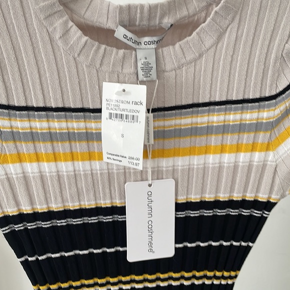 Autumn Cashmere | Rib Striped Dress - Picture 3 of 6